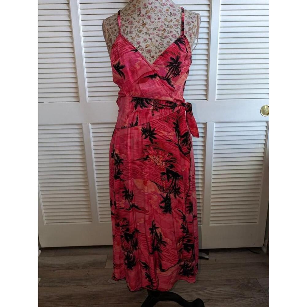 Vintage Betsey Johnson silk Hawaiian dress